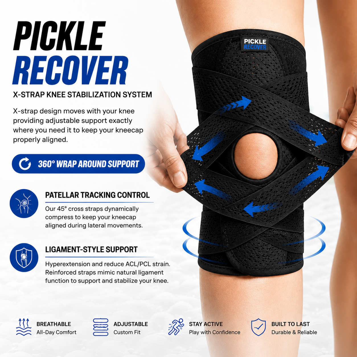 PickleRecover™ - Pickleball Knee Sleeve